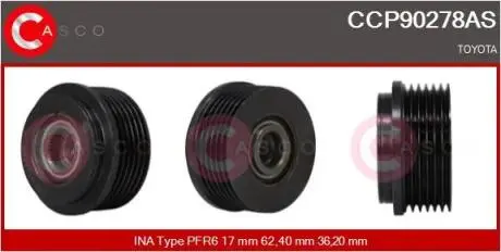 Шків CASCO CCP90278AS
