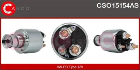 Втягивающее реле стартера CASCO CSO15154AS