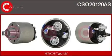 Втягивающее реле стартера CASCO CSO20120AS