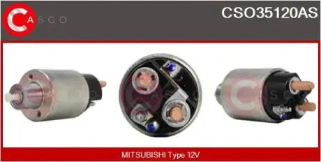 Втягуюче реле стартера CASCO CSO35120AS