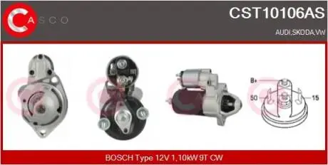 Стартер CASCO CST10106AS