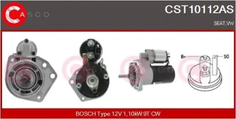 Стартер CASCO CST10112AS