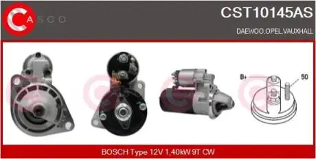Стартер CASCO CST10145AS