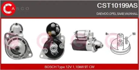 Стартер CASCO CST10199AS
