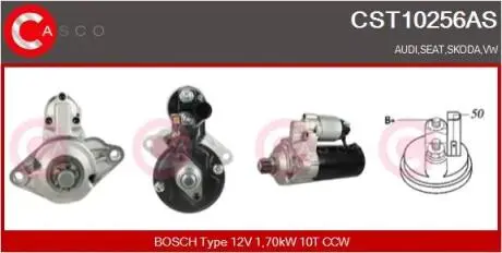 Стартер CASCO CST10256AS