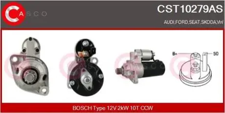 Стартер CASCO CST10279AS