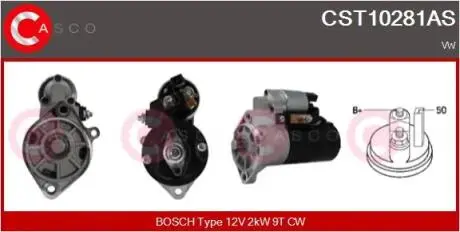 Стартер CASCO CST10281AS