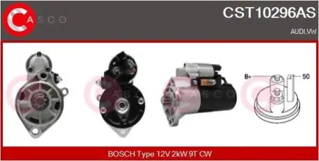Стартер CASCO CST10296AS