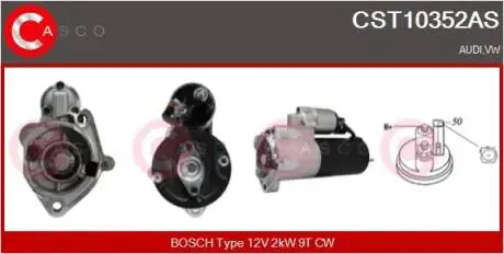 Стартер CASCO CST10352AS