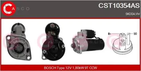 Стартер CASCO CST10354AS