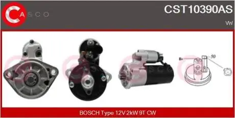 Стартер CASCO CST10390AS