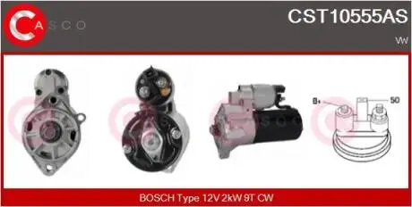 Стартер CASCO CST10555AS