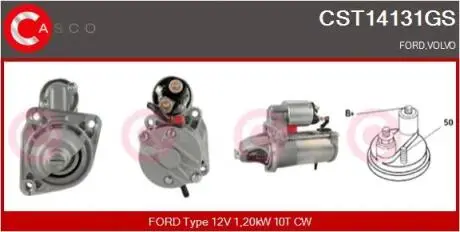 Стартер CASCO CST14131GS