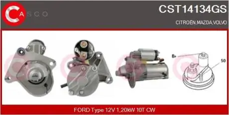 Стартер CASCO CST14134GS