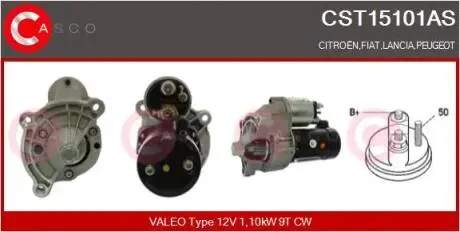 Стартер CASCO CST15101AS