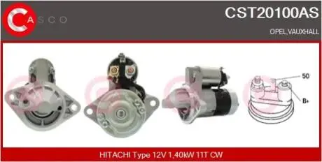 Стартер CASCO CST20100AS