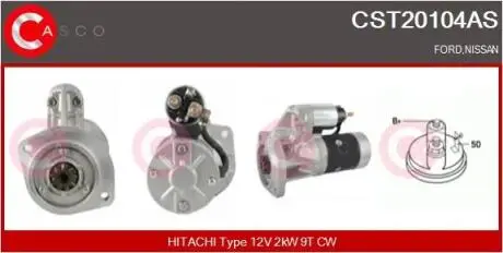 Стартер CASCO CST20104AS