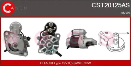 Стартер CASCO CST20125AS