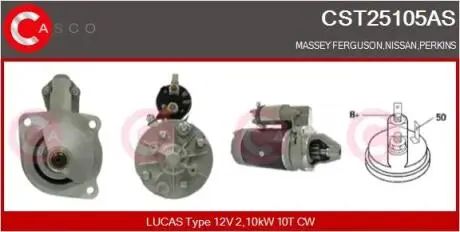 Стартер CASCO CST25105AS