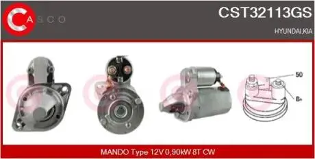 Стартер CASCO CST32113GS