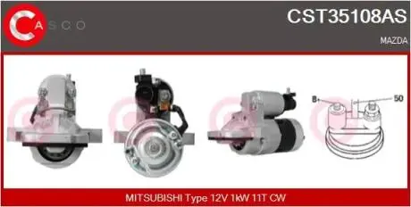 Стартер CASCO CST35108AS