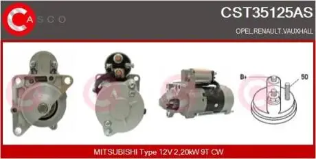 Стартер CASCO CST35125AS