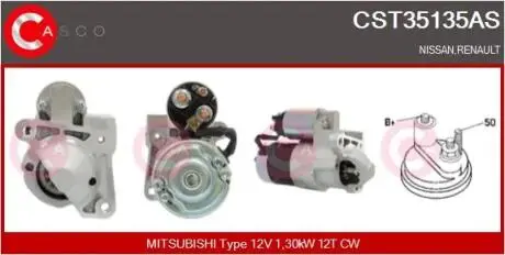 Стартер CASCO CST35135AS