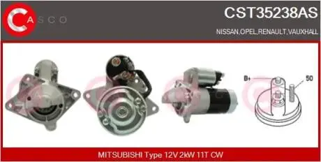 Стартер CASCO CST35238AS