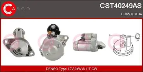 Стартер CASCO CST40249AS