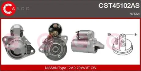 Стартер CASCO CST45102AS