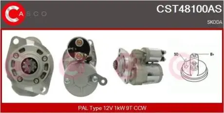 Стартер CASCO CST48100AS