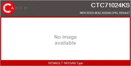 Турбіна Opel Vivaro/MB Vito/Renault Megane 1.6dCi/CDTi 11- (OM 622/R9M) CASCO CTC71024KS