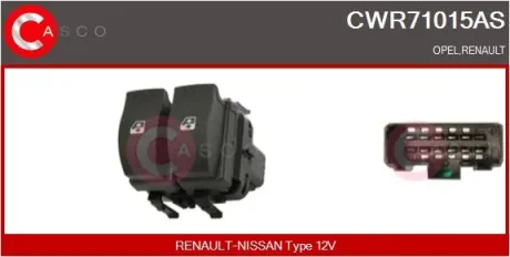 Блок піднімання вікна CASCO CWR71015AS
