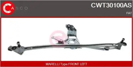 Механизм стеклоочистителя (трапеция) Fiat Doblo 01- (85423084) CASCO CWT30100AS