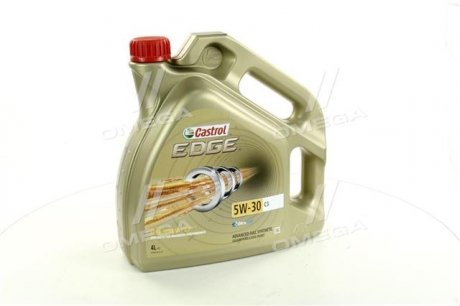 Масло ДВС 5W-30 EDGE C3 API SN/CF, ACEA C3, GM dexos2, 4л, синт. CASTROL 1552FF