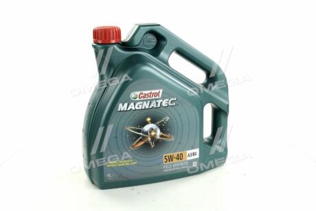 Magnatec A3/B4 5W-40 4 л, моторное масло CASTROL 156E9E