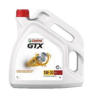Олива 5W30 GTX (4L) (RN 0720/MB 226.51) CASTROL 15901C (фото 1)
