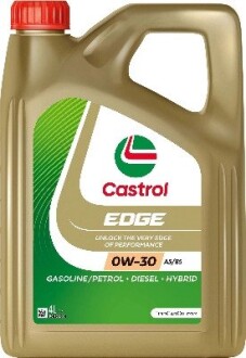 Масло ДВС 0W-30 EDGE ACEA A5/B5, 4л, синт. CASTROL 15F6A5