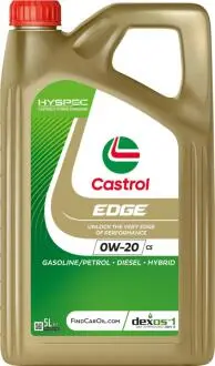 Олива моторна Edge C5 0W-20 5L CASTROL 15F6EB