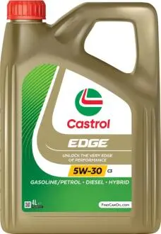 Масло ДВС 5W-30 EDGE C3 API SN/CF, ACEA C3, GM dexos2, 4л, синт. CASTROL 15F7ED