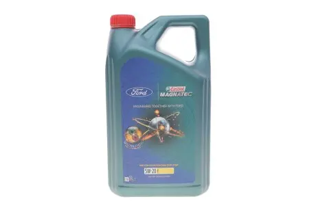 Масло двигателя 5w20 5l Magnatec Professional E (Ford WSS-M2C948-B) CASTROL 15F8D7 (фото 1)