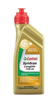 Трансмиссионное масло Transmax Axle Long Life GL-5 75W-90 синтетическое 1 л CASTROL EB-SYNTLL9-12X1