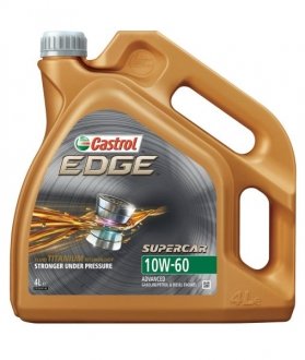 Масло для двигателя CASTROL EDGE10W60SUPERCAR4L