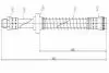 Шланг тормозной передний Citroen ZX 1.9 (91-97) Cavo C800408B (фото 1)
