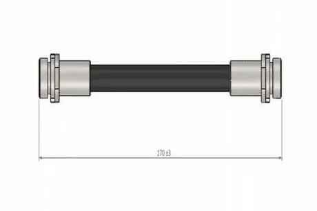 Шланг тормозной задний Cavo C800 544A