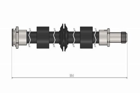 Шланг гальмівнийї передній Cavo C800546A