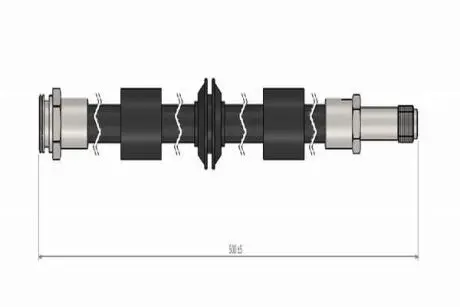 Шланг тормозной передний Cavo C800546A