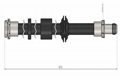 Шланг тормозной передний Cavo C900 505A