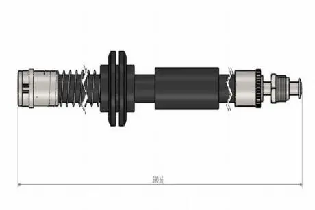 VW гальмівний шланг передній AMAROK 2.0 TDI 10- Cavo C900 624A