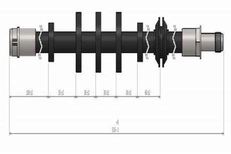 Тормозной шланг (передний) Audi A4/A5 1.8-4.2 07-17 Cavo C900 656A